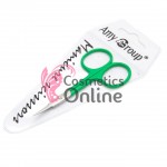 Forfecuta Amy Group pentru cuticule AMG08EE Verde cu varf curb Forfecuta Amy Group pentru cuticule AMG08EE Verde cu varf curb